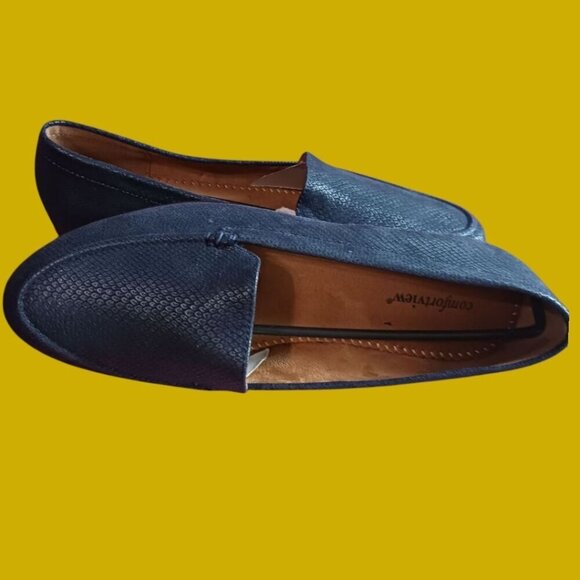 Comfortview Womens Loafers Size 10W Color Blue Navy Slip-On Shoes - Picture 6 of 13